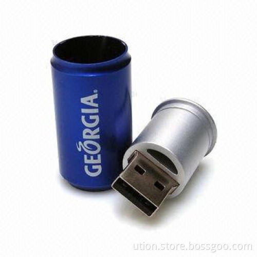 USB Flash Drive in Bottle Design, 2-32GB Memory Capacity, Free Sample and Logos